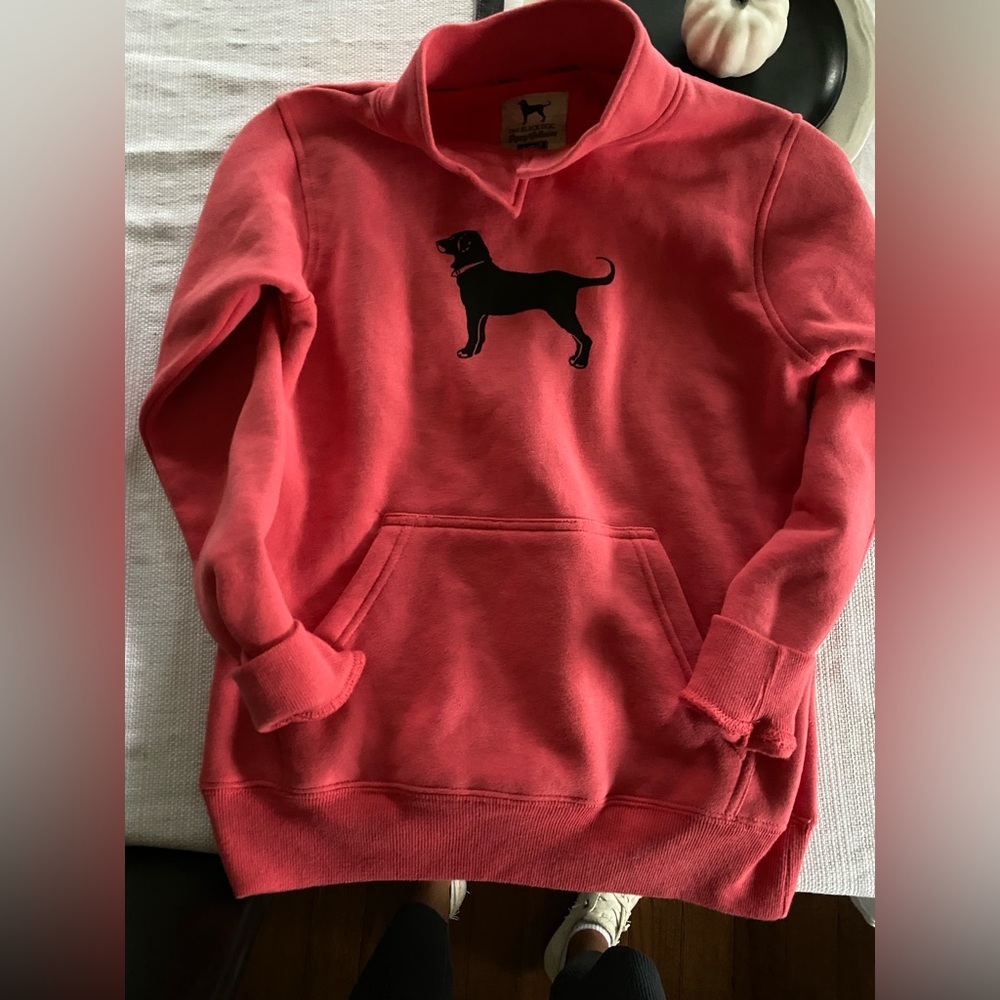 Black dog youth XS Pink sweatshirt